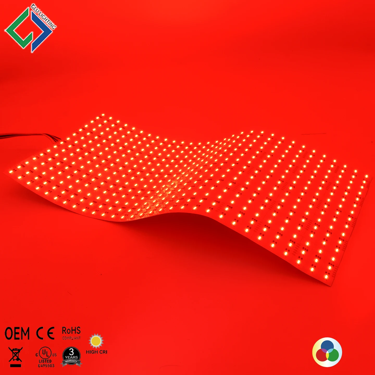 24V  high CRI Ra95 RGB CCT rgbww flex led panel light box film backlighting