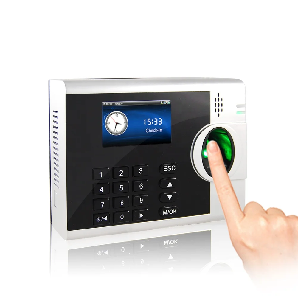 Web Software Biometric Fingerprint Access Control and Biometric Time and Attendance System Terminal with TCP/IP USB RS485/232