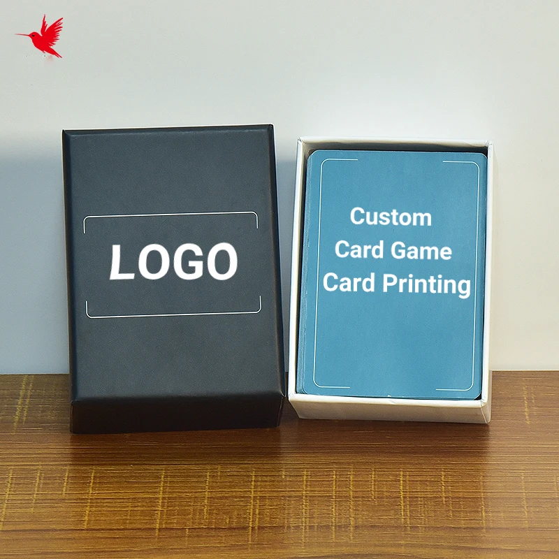 Manufacturer Custom Art Paper Card Deck Wholesale Party Game Playing and Promotional Cards with Box