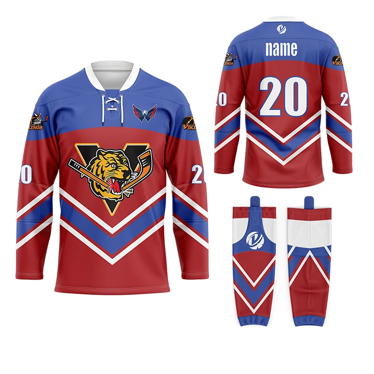Professional custom oversize ice hockey jersey design logo custom dye sublimation cheap high quality practice hockey jersey