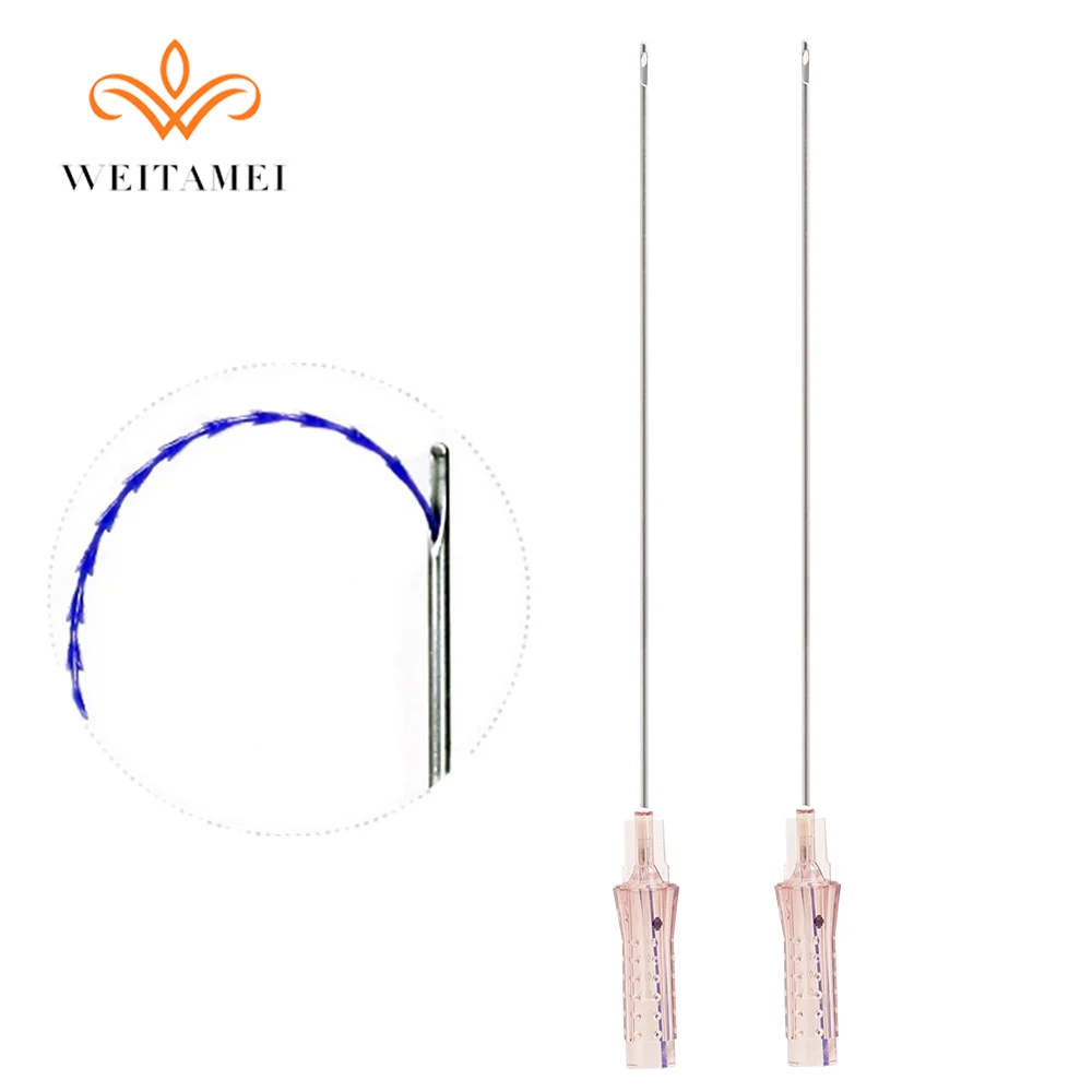 18G100mm W Type Face Lifting Fish Bone Molding Cog Pdo Thread