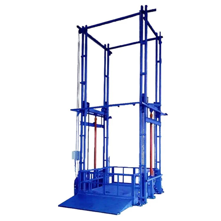 China manufactured electric goods hydraulic lift platform freight elevator