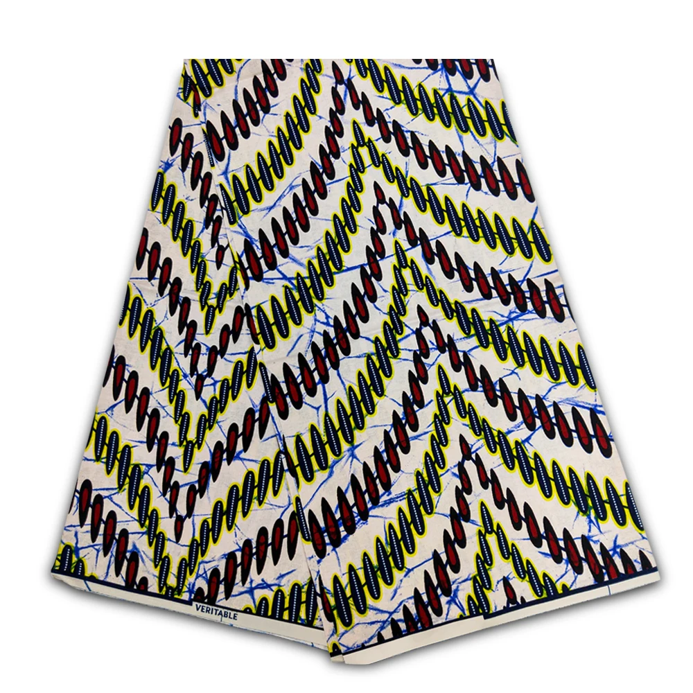 African Veritable Hollandais Real Wax Dutch 100%cotton Java Style Print Fabric