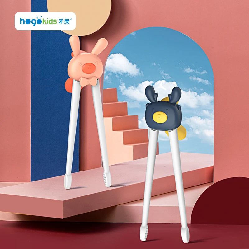 Cartoon Design Tableware Children Kids Training Chopsticks For Baby