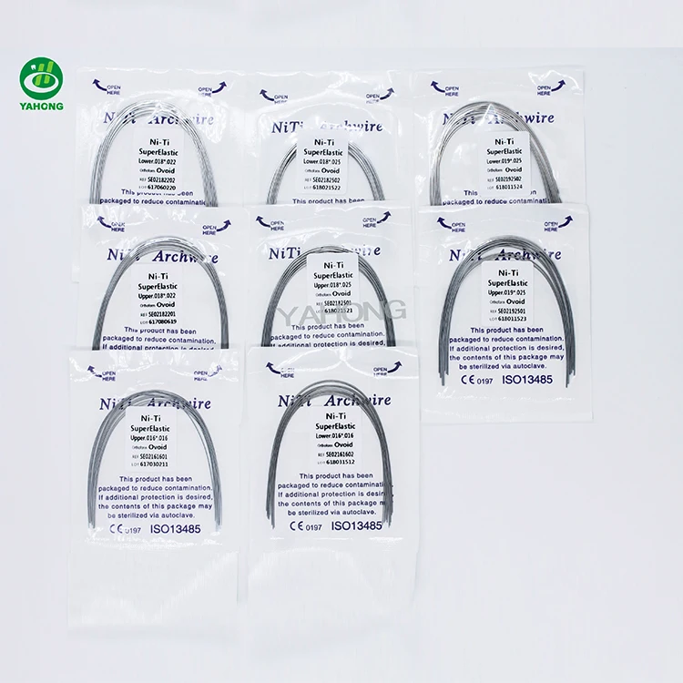 Dental Product Niti Orthodontic Arch Wire Flexible Dental round Archwires for Dentist