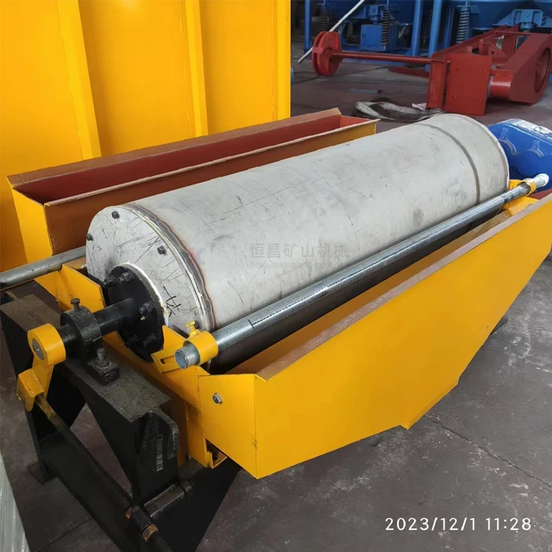 Top Supplier Industrial Drum Magnetic Separator For Ilmenite Magnetite Limonite Hematite Wolframite Columbite Mineral Iron Ore