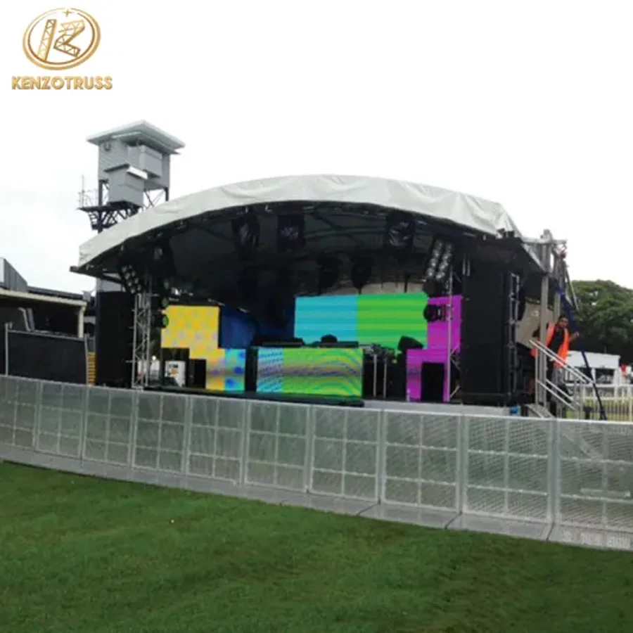 Kenzotruss Aluminum Safety Folding Crowd Barrier Aluminum Concert Barricade