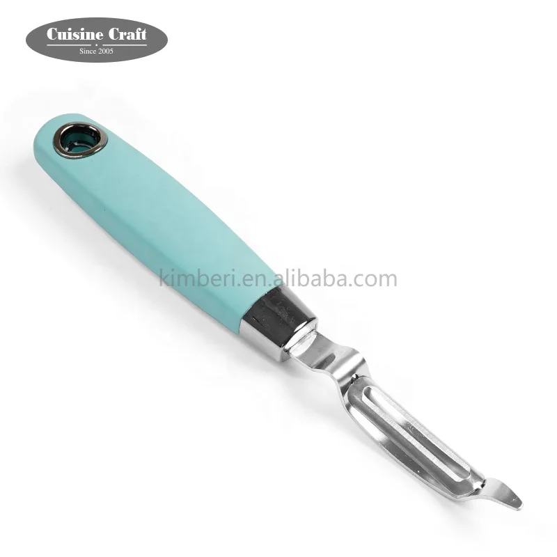 Best selling kitchen gadgets citrus carrot peeler stainless steel soft grip potato peeler eggplant peeler
