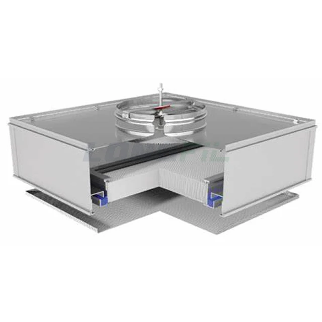 Adjustable And Fixed Diffusion Disk Hot Melt Ducted Ceiling Air Filter Module HEPA H13 H14 With DOP Sample Port