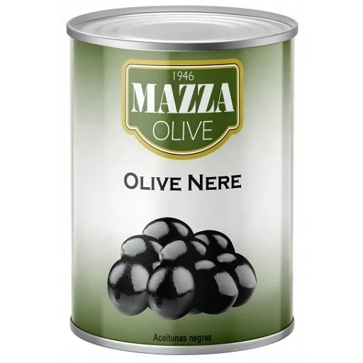 
Оливки, черные оливки, Черные Оливки без косточек, нарезанные 