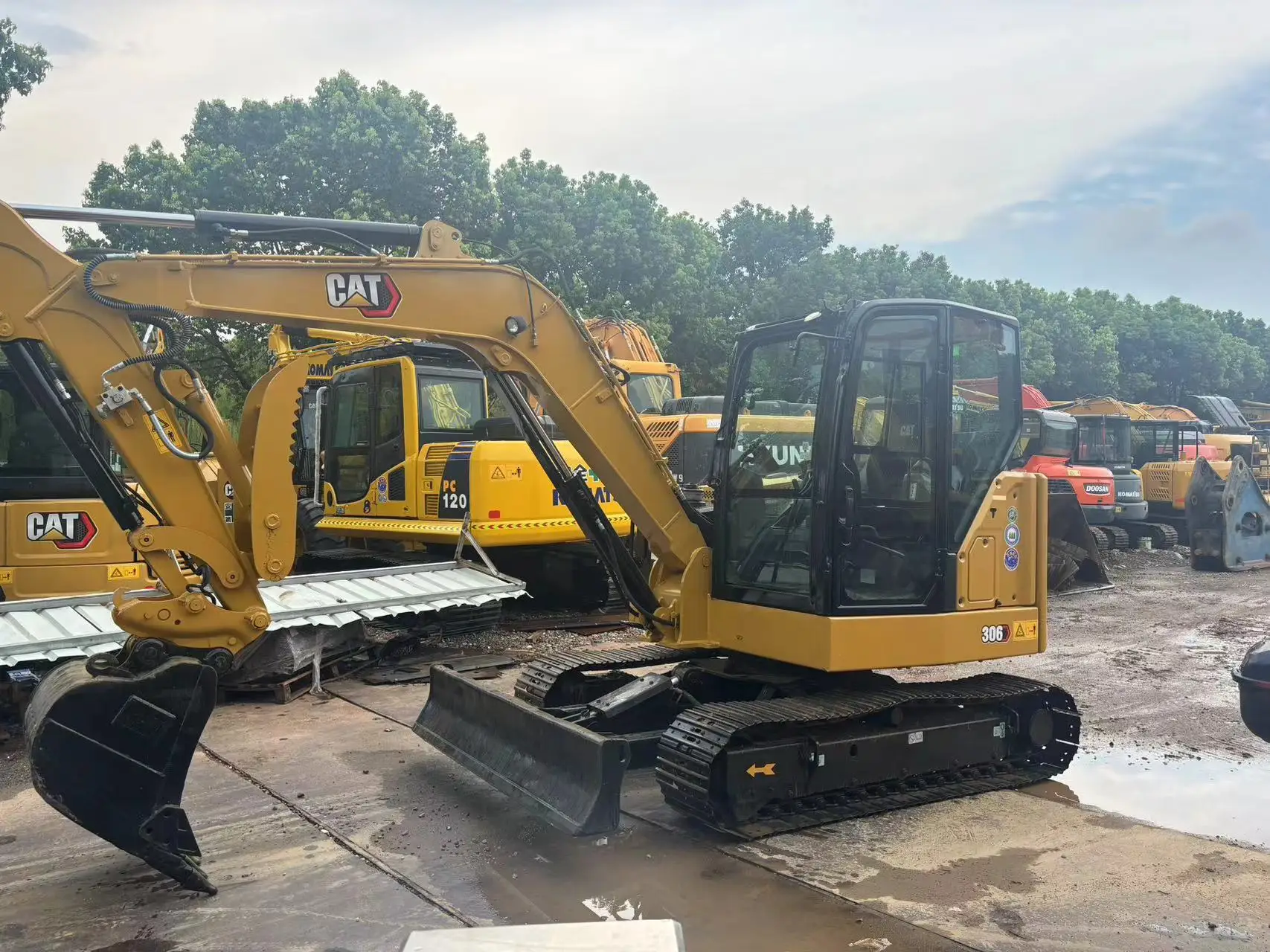 CAT 306 Low price 2022 yr mini 6 ton Crawler Excavator mini used cat excavator 306 for sale