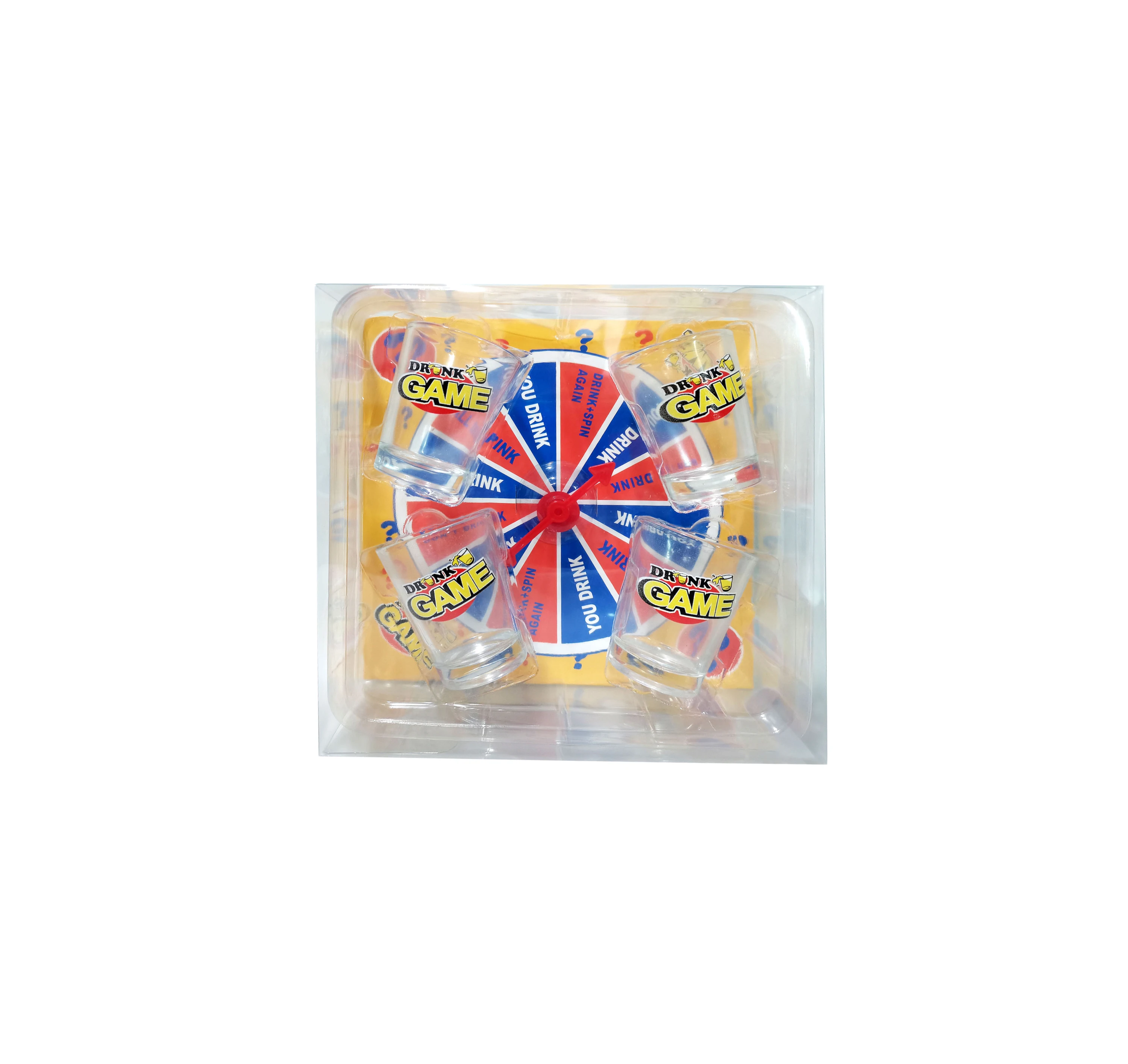 DIY Prize Wheel With Plastic Cup Drinking Game Lucky Lottery Draw Toys Fortune Spinning Game