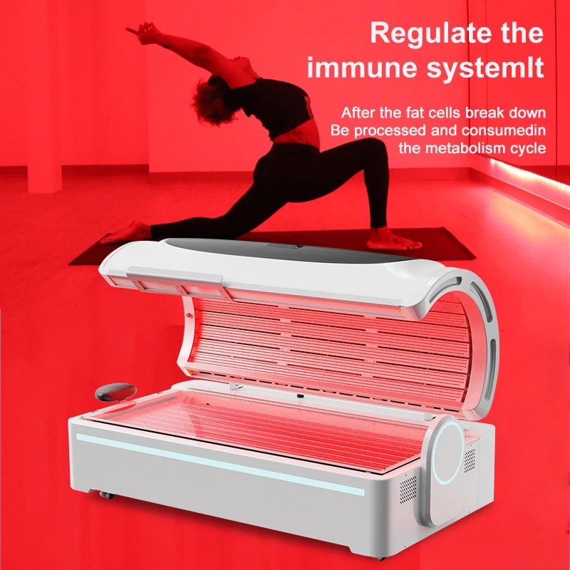 Full Body 630 660 810 850 940nm Near Infra Collagen Red Light Therapy Bed 125 Mw Infrared Red Light Therapy Led Bed
