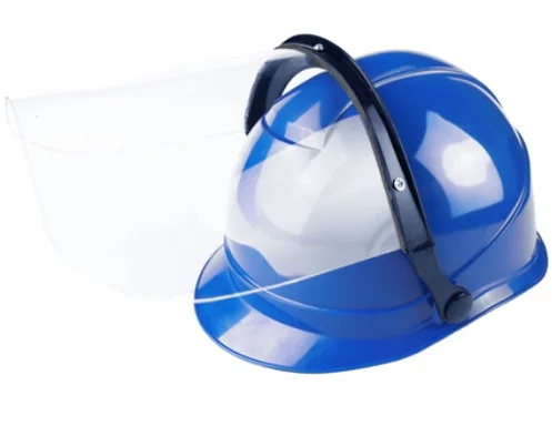 high quality face shield Industrial anti-Chemical splash safety helmet used with PMMA visor