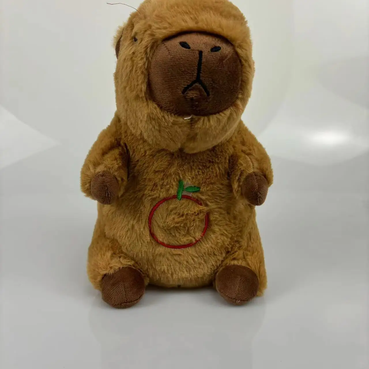 Explosive Off-The-Shelf Capybara Breathing Light Soothing Plush Toy Pink Brown Capybara Sleeping Comforter Doll Light Baby Toys