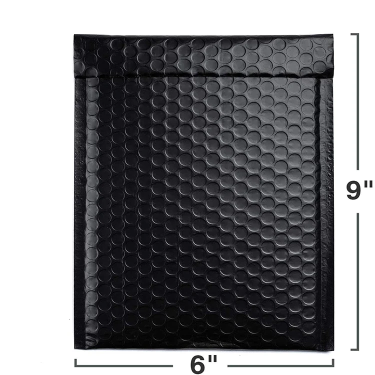 Cheap Eco Friendly 10x13 6x9 Black Bubble Mailer Bags Shipping Supplies and Packaging