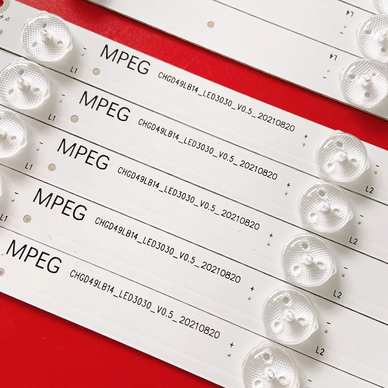 tiras led tv  49D2000 light bar UD49D6000I panel led CHGD49LB14-LED3030_V0.5_2 led backlight strip replacement for lcd tv