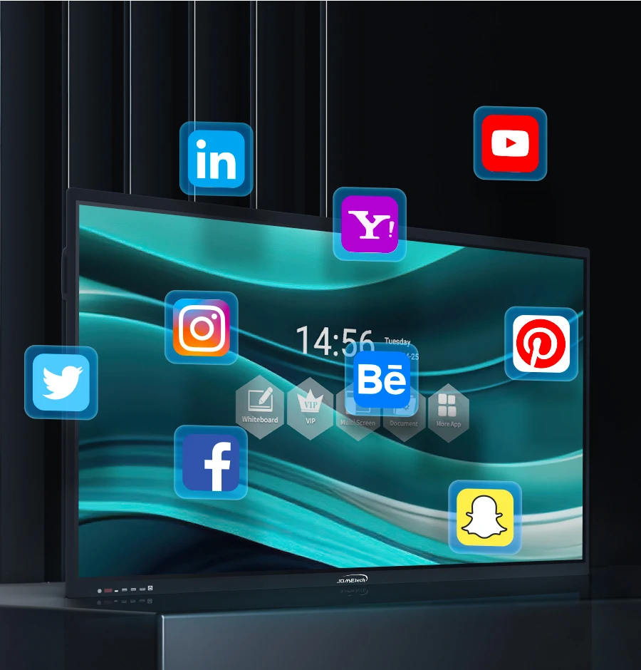 High-definition smart board multi-function portable interactive whiteboard 110 inch smart board touch screen 4k