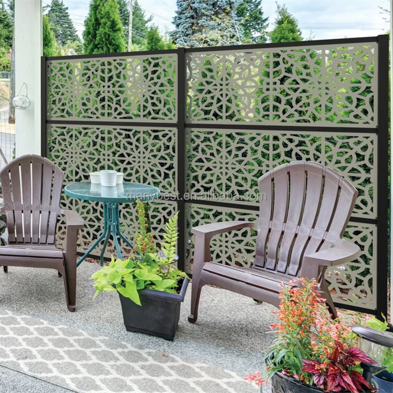 exterior interior use privacy carving aluminium privacy metal screen