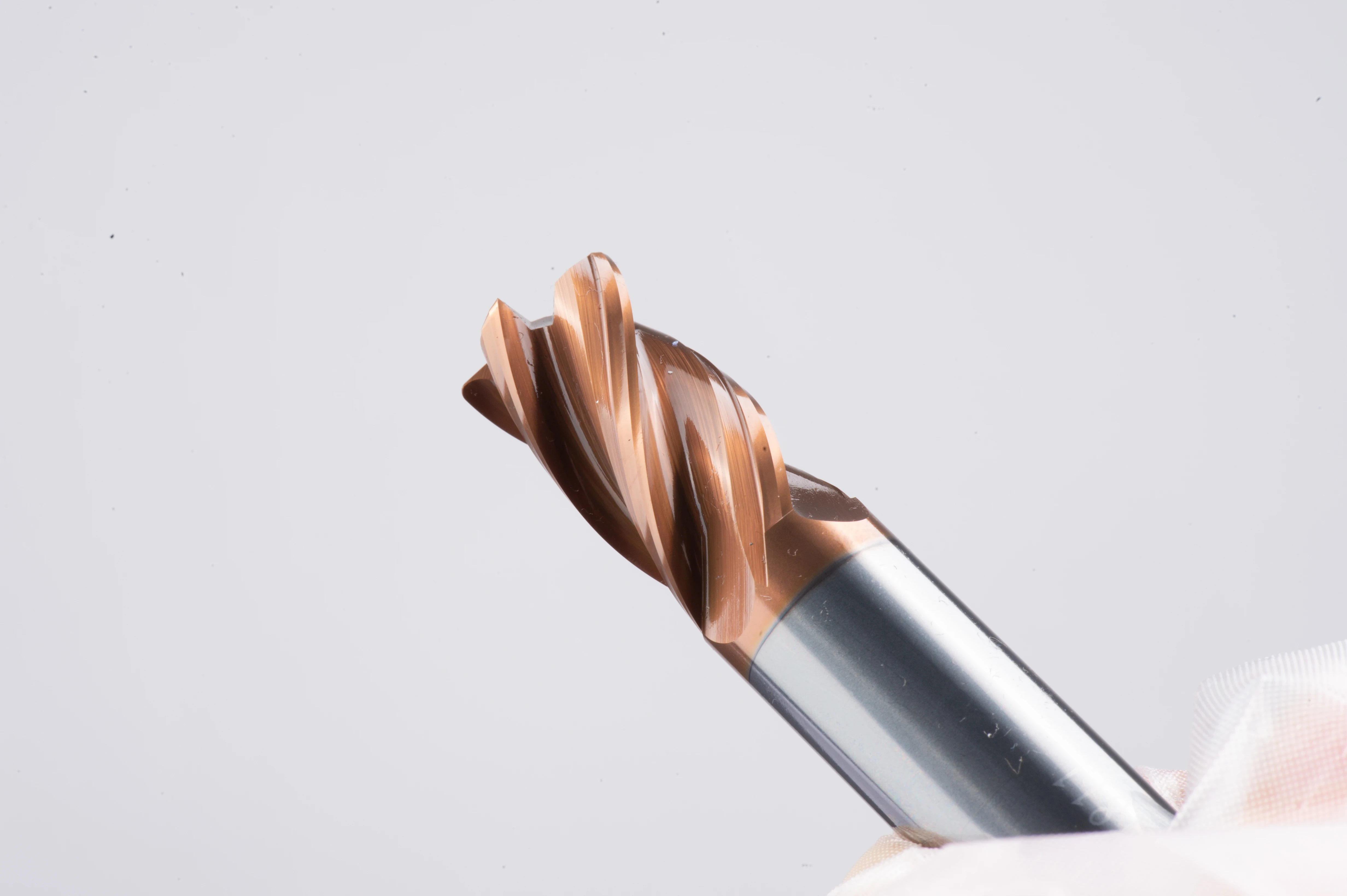 HRC65 CNC Lathe Process Cutter Carbide Four Flutes Flat Head Milling Cutter Tungsten Metal End Mill Cutting Tool for Alloy Steel