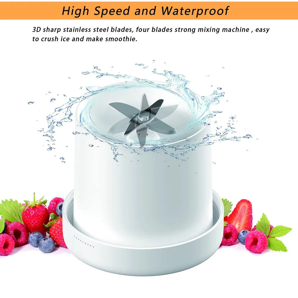 Wholesale Best Price 350ml Personal Powerful Automatic Electric Juicer Mixer Portable Fresh Juice Mini Blender