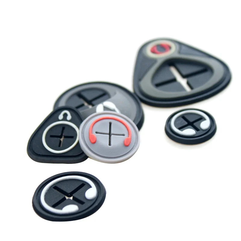 factory direct Embossed Custom Logo Soft Pvc  Rubber Patch