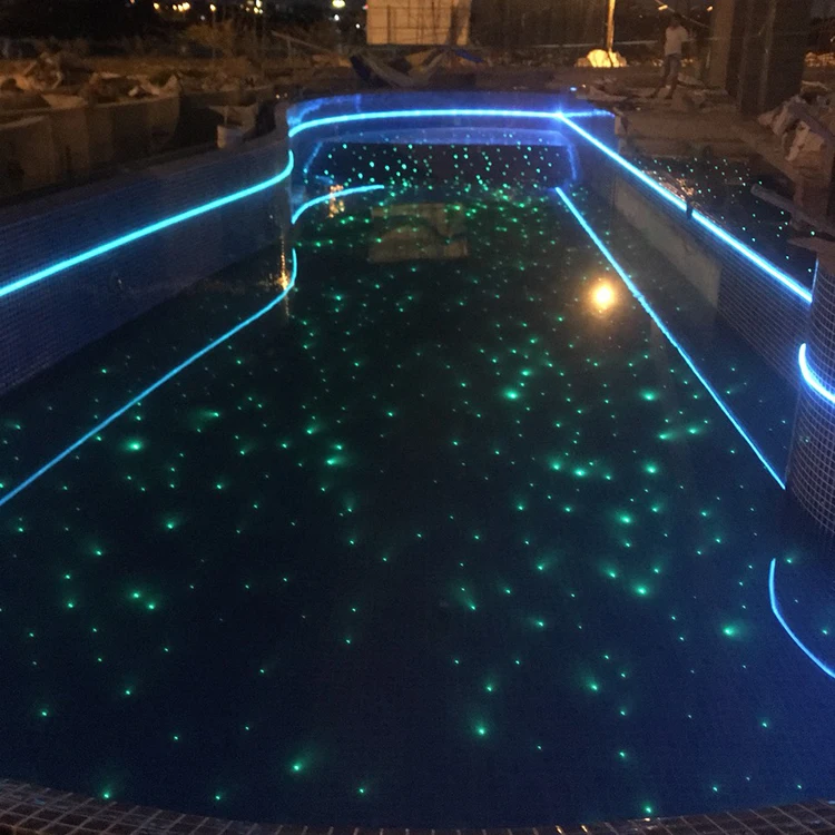 Twinkle Starry Effect Underwater Pond Light Fiber Optic Star Pool Light For Outdoor Safe Swimming Pool Light Product