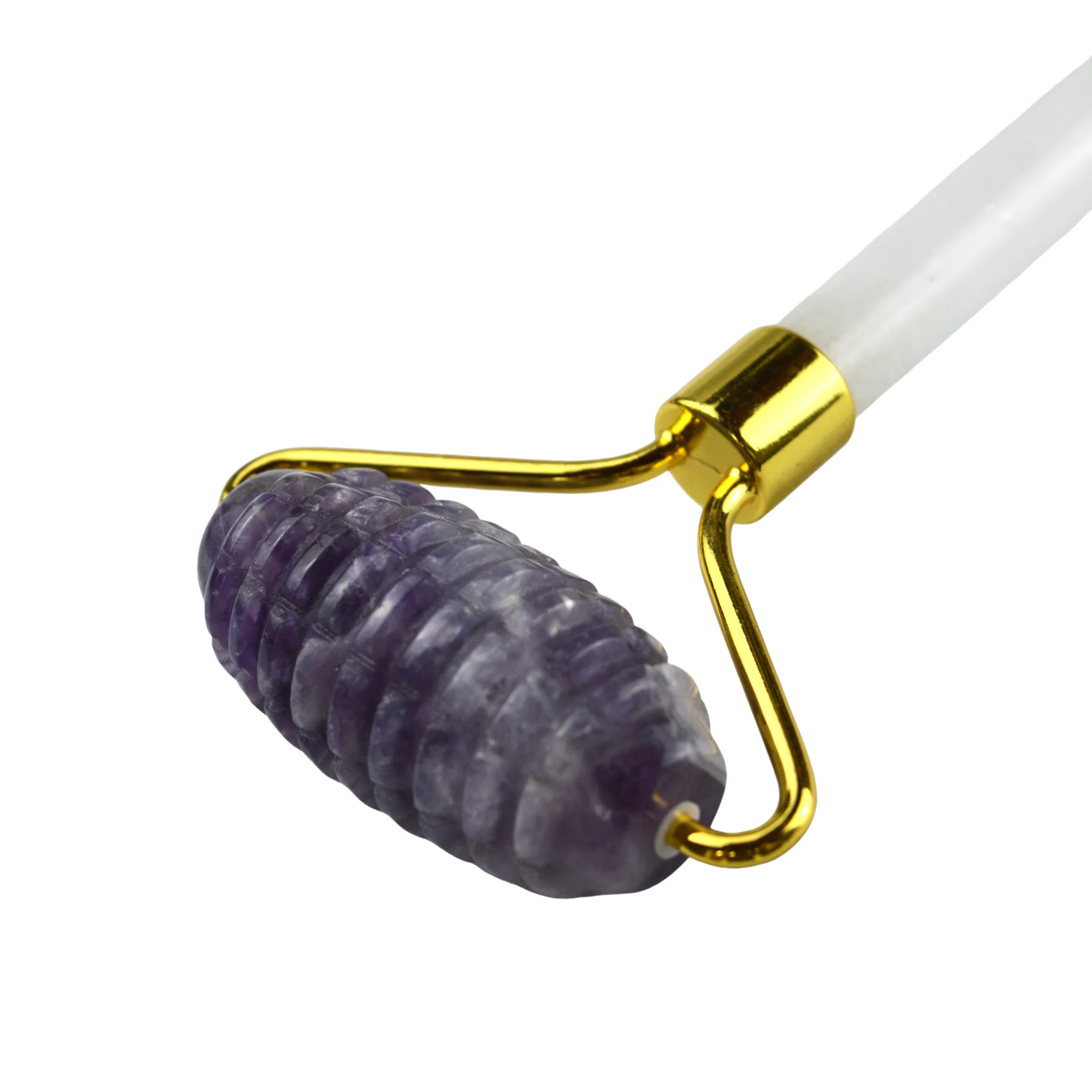 Natural Amethyst Facial Roller 100% Natural Jade Gua Sha Massager For Face Massage Guasha Products Beauty Tools Skin Care