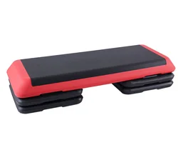 Aerobic Exercise Workout Step Platform with Adjustable Risers for Total Body Fitness