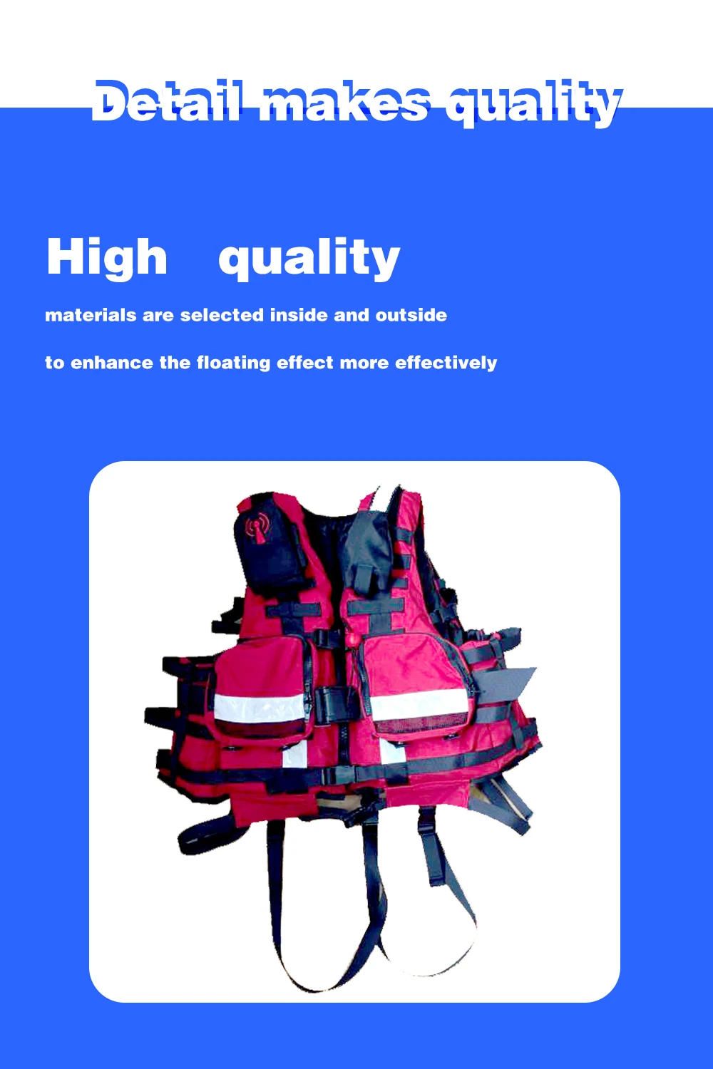 Water rescue vest rescue