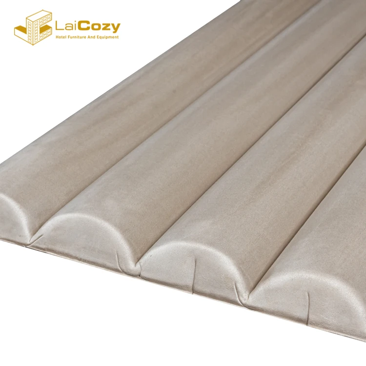 Hotel Supplies Foaming Technology Leather Wall Decorative Panel