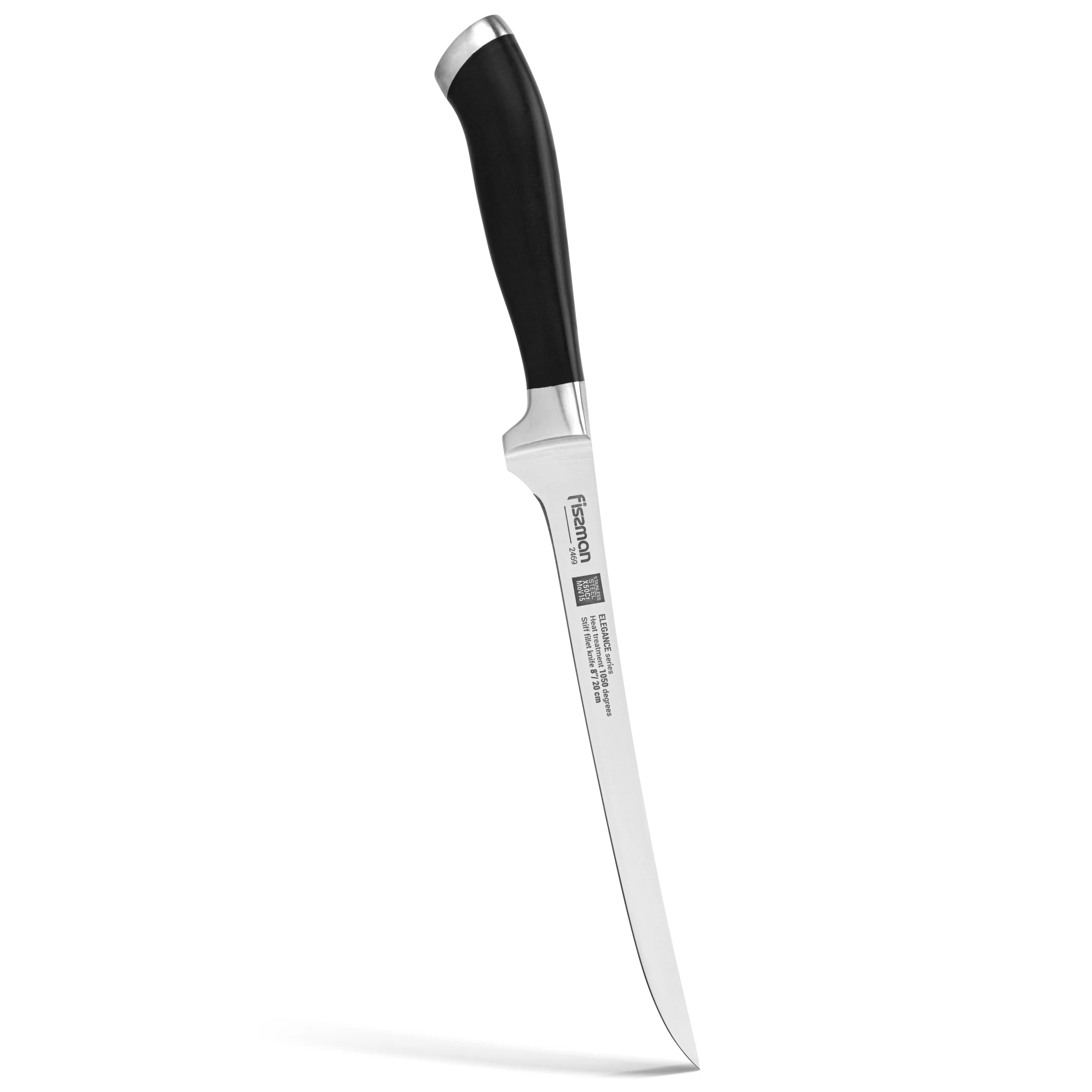 Классический кухонный нож Fissman поварской сетчатый 8 дюймов