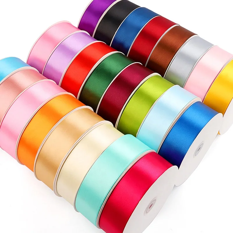 Wholesale Ribbon Mix 196 Colors 1-1/2in  4 CM Satin Ribbon For Fruit Packing Gift Ribbon Wholesale