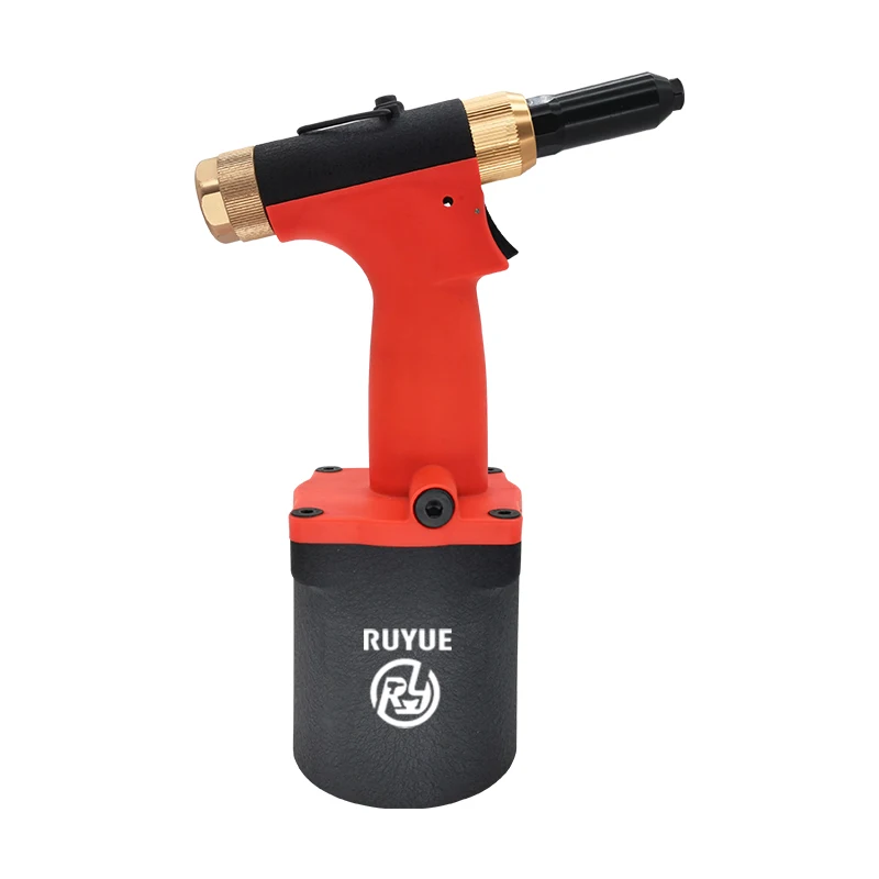 
Pneumatic Air Riveter Hydraulic Riveting Tool Industrial Grade Universal Rotating Connector 2.4-6.4mm Aluminum/Iron/Steel Nails 