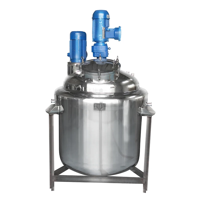 For sale stainless steel small mayonnaise stirring tank industrial jacket chocolate melting tank with mixer machine