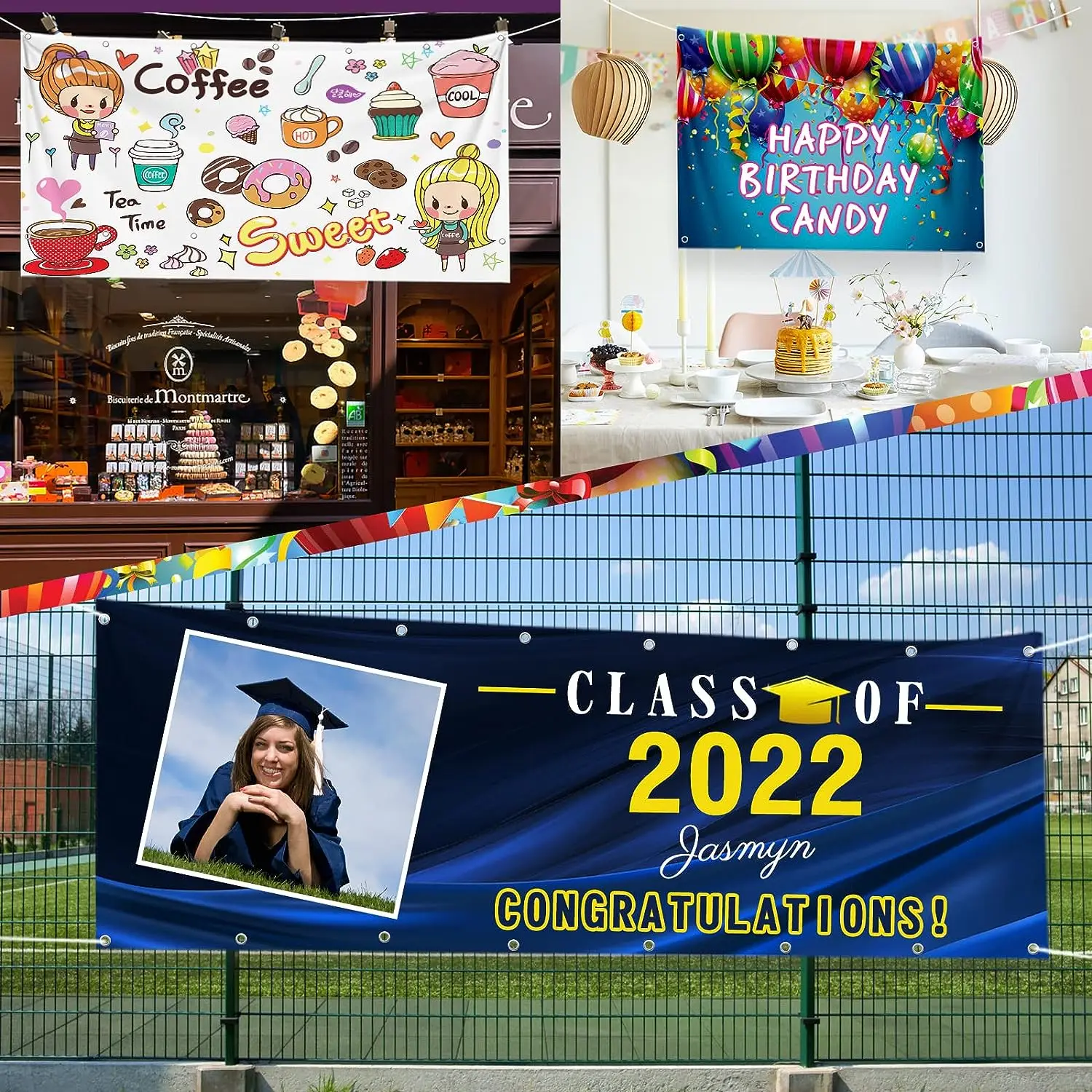 Custom Advertising Printed PVC Vinyl Banner Outdoor Vinyl Banner Printing