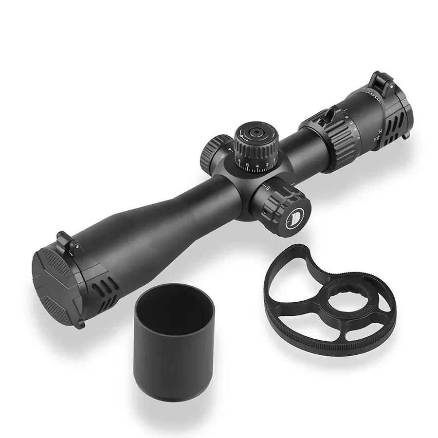 Discoveryopt HT 3-12X40SF FFP Tactical Night Vision Scope Digital Optical Device 3x Magnification Shockproof Daytime Night Use