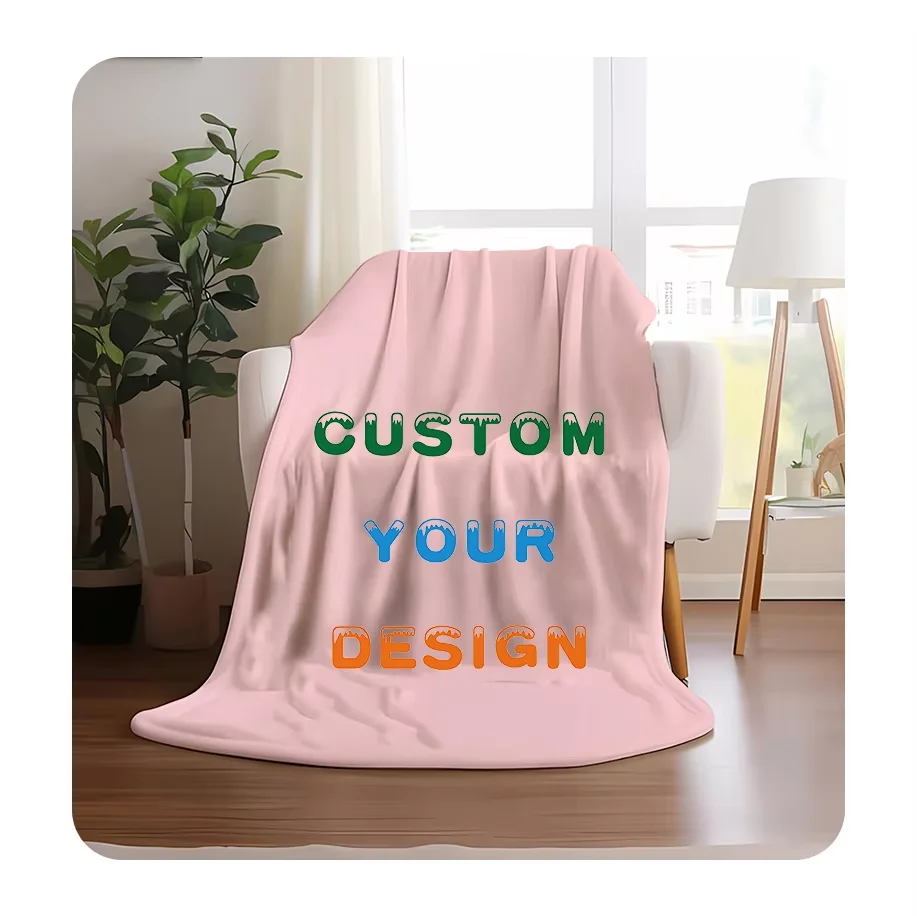 Wholesale High quality Hocus Pocus Themed Flannel Throw Blanket Halloween Custom blanket Pumpkin and Witch Motif custom Blanket