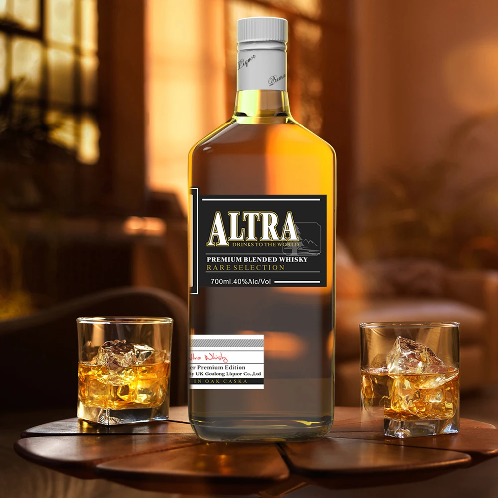 Ice smoke whisky in container with globe decanter and accessories for sale