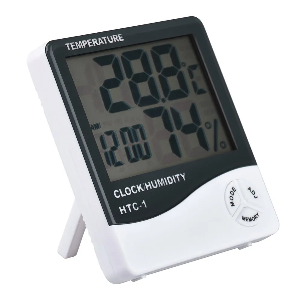 Digital Thermometer Temperature OEM Humidity Meter Hygrometer Indicator Indoor Room With Memory Function For Home Usage