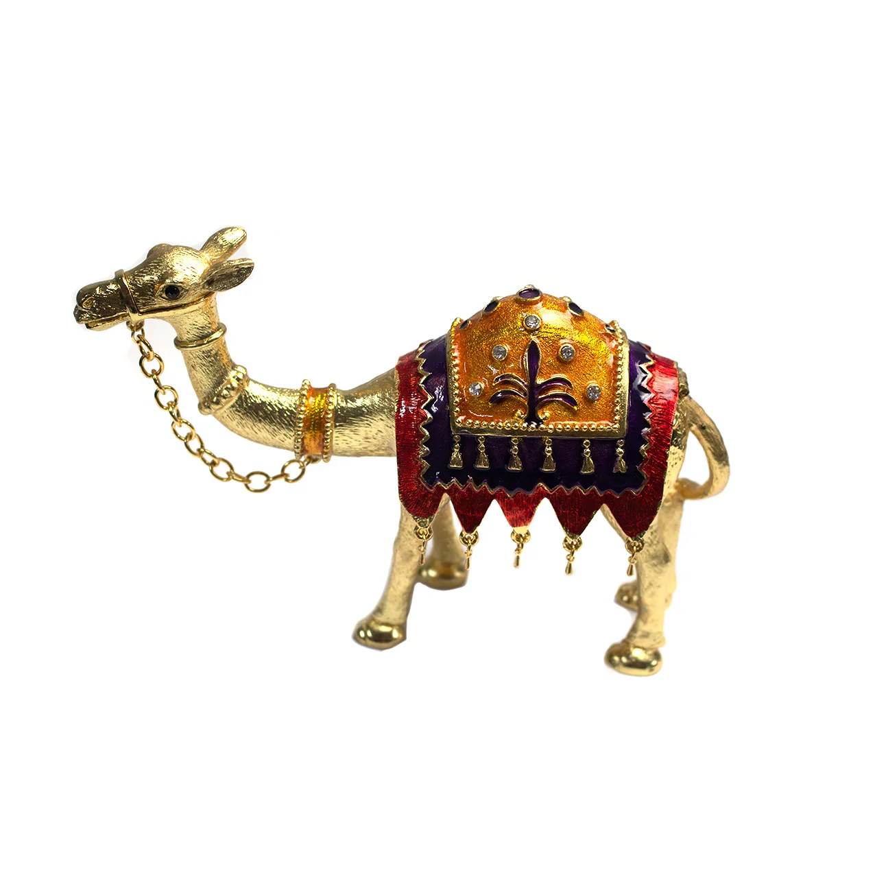 Wholesale Mum baby camel  Enamel  Metal Crafts Ornament Home table  Decoration business party  Gifts  box for jewelry