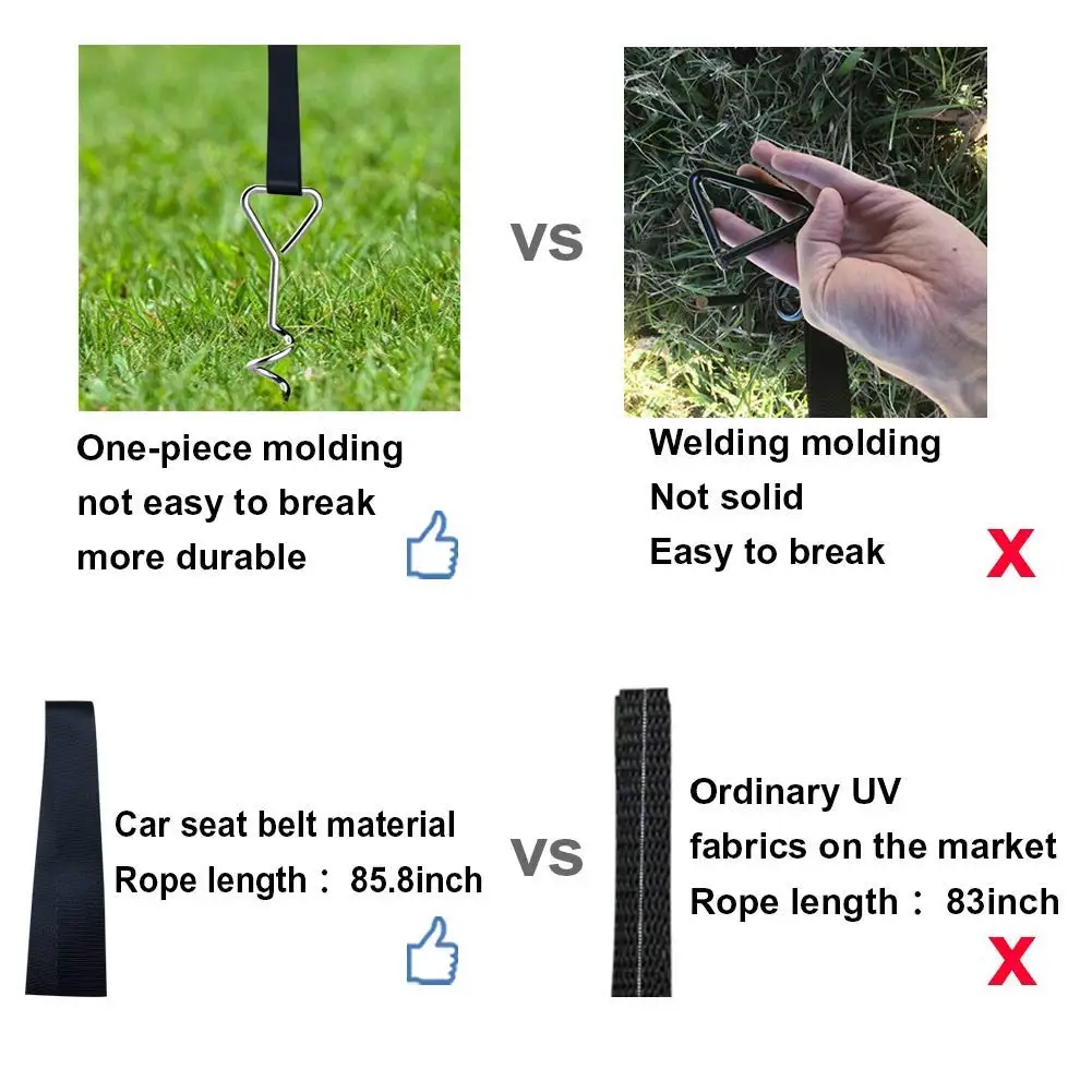 Trampoline Anchor Kit Sport Workout Heavy Duty Gym Equipment Swings Garden Ground Anchor Trampoline Anchor Kit For Trampolines