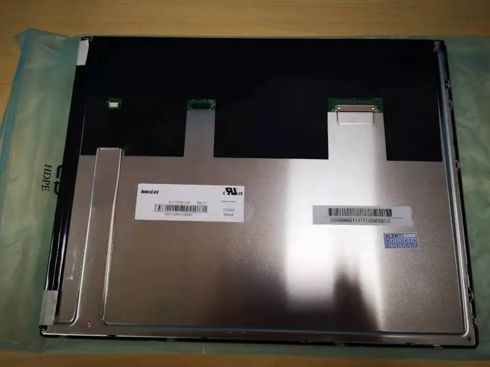 12.1inch G121XCE-L02 XGA resolution 1024x768  IPS Panel industrial TFT Displays with wide temperature 89/89/89/89