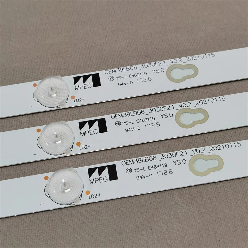 DT-715 светодиодная подсветка полосы для TCL L39D2930 OEM39LB06-3030F2.1 ТВ ПОДСВЕТКА