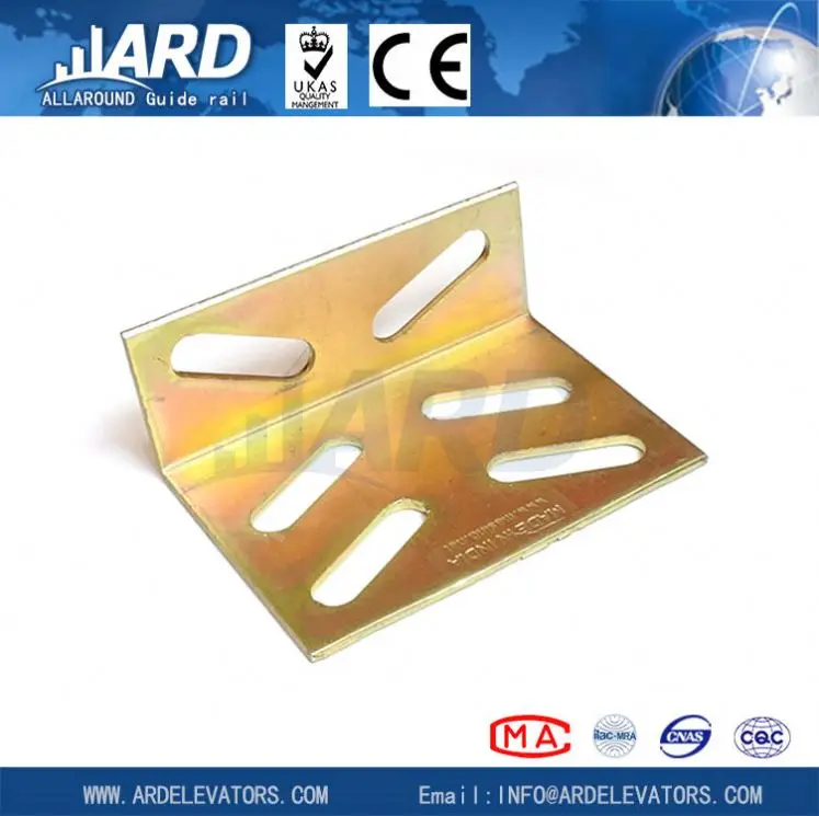 t type 30k sizes machined Elevator Parts Bed Rail Bracket