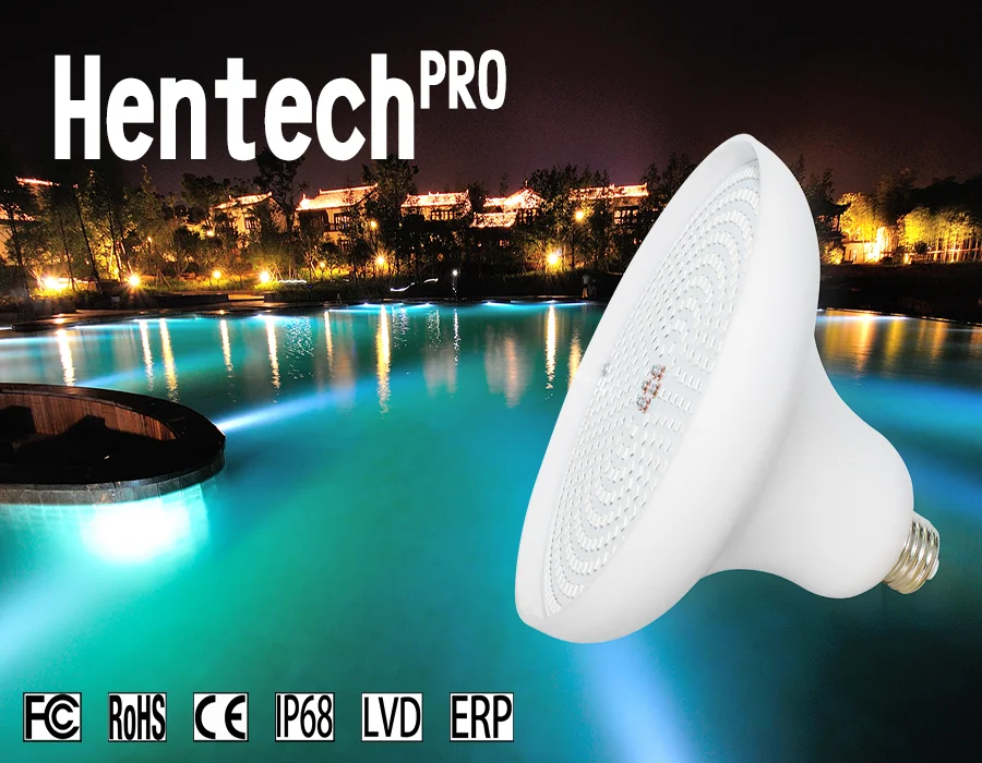 Декоративная Светодиодная лампа для бассейна подводная RGB PC IP68 водонепроницаемая 12 В 90 3 года-20 SMD ABS + покрытие ПК 900