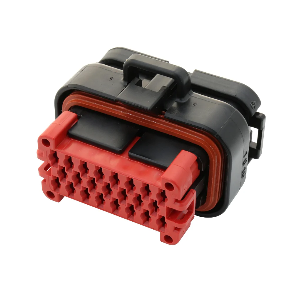 TE Connectivity 770680-1 23 pin Automotive Connector HDR Black Ampseal Series Receptacle