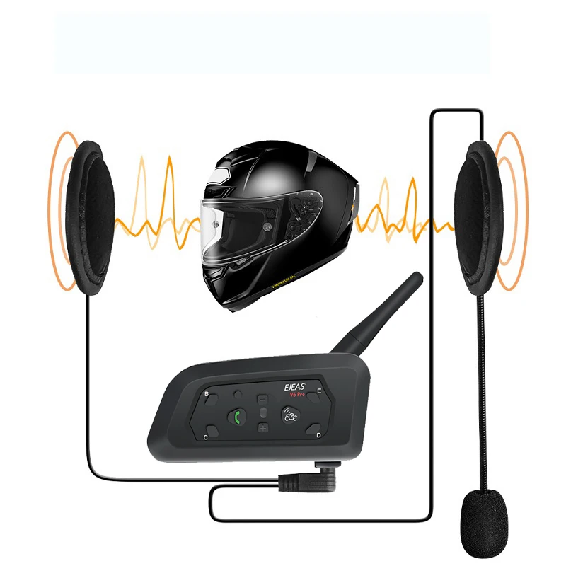 EJEAS V6 pro waterproof 800M motorcycle bluetooth intercom