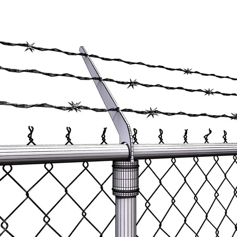 YC durable farm fence barb wire good quality steel thorn wire fence cheap wire mesh fence for boundary wall