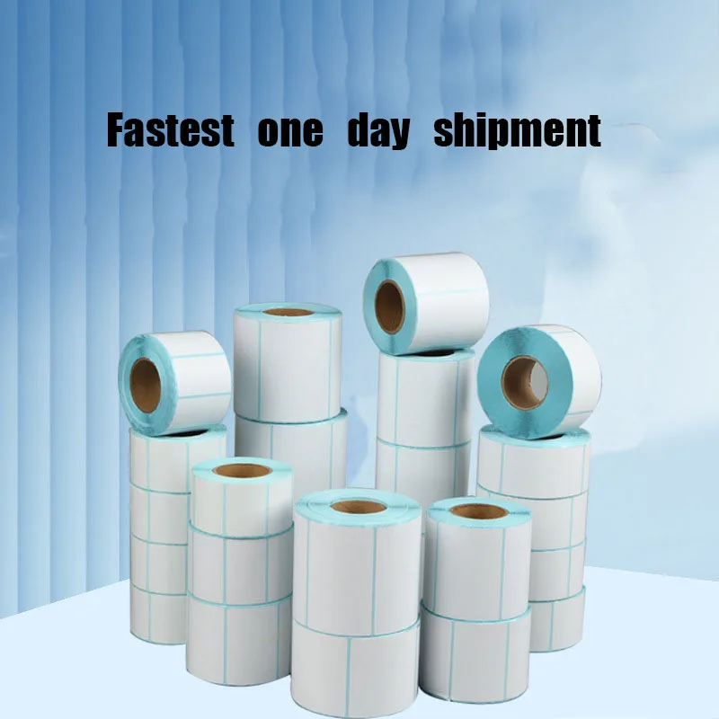 Wholesale high quality 80x40mm roll paper thermal for bar code printing